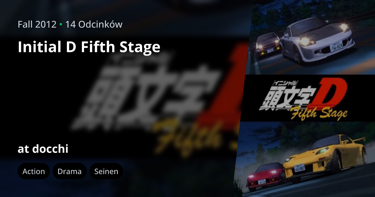 Initial D Fifth Stage Episódio 14 - Animes Online