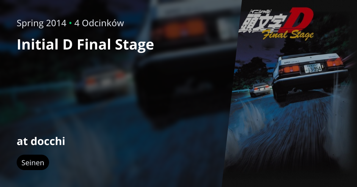 Initial D Final Stage 