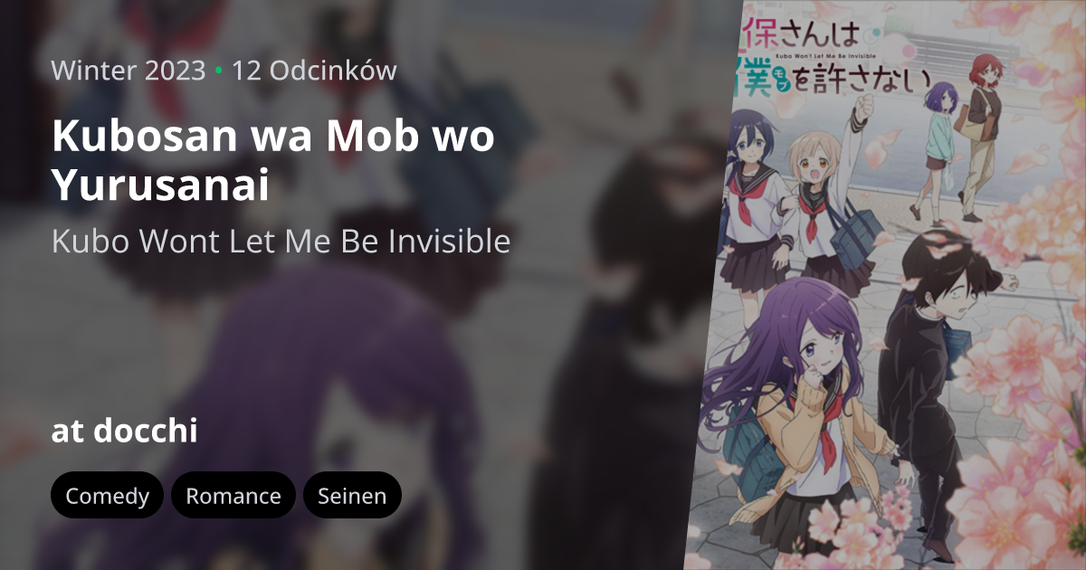 Kubo-san wa Mob wo Yurusanai - 01 [First Look] - Anime Evo