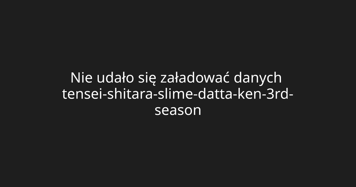 Tensei shitara Slime Datta Ken 3rd Season - docchi.pl